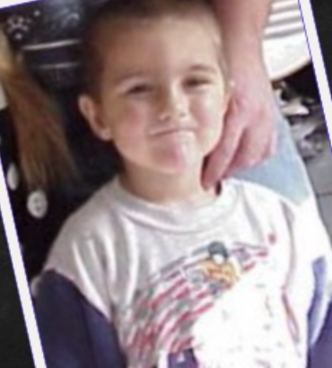 Dalton as a child in 1995